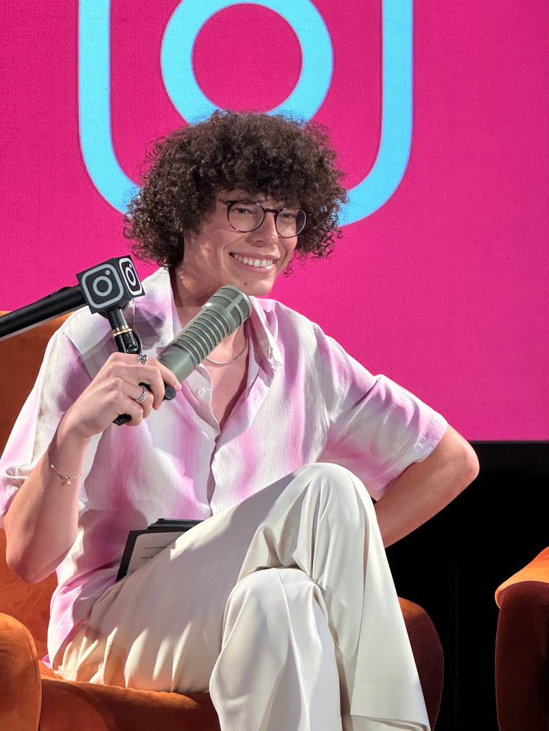 Reece Feldman chatted with Storm Reid at the 'Close Friends Only' podcast taping at VidCon 2024. 