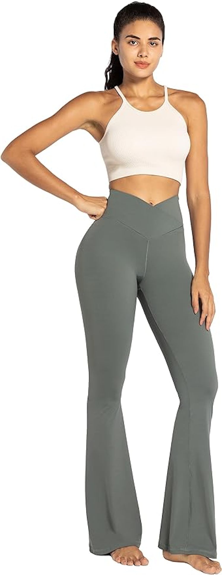 Sunzel Flare Crossover Yoga Pants