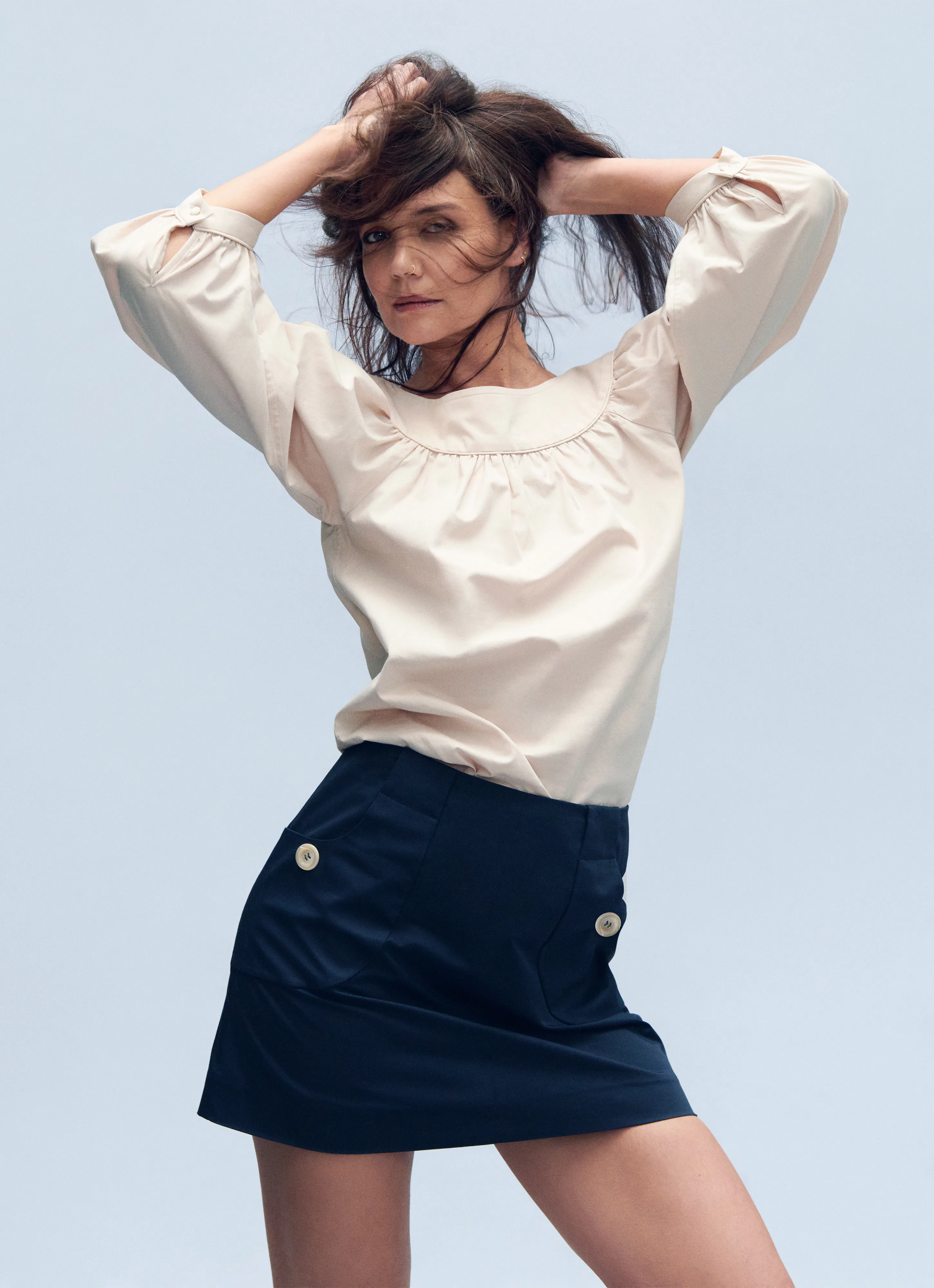 Katie Holmes' Collaboration With A.P.C. Is Available To Shop — For Now