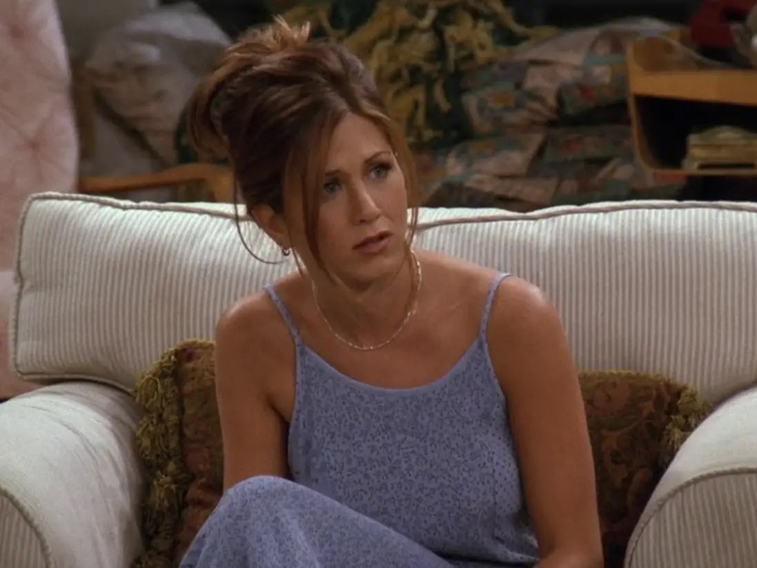 Jennifer Aniston stars as Rachel Green on &lsquo;Friends.'