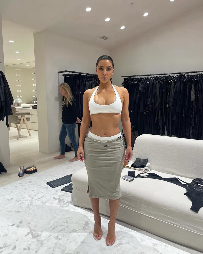 Kim Kardashian shares a peek inside of her fittings with a slew of different looks that didn’t make …