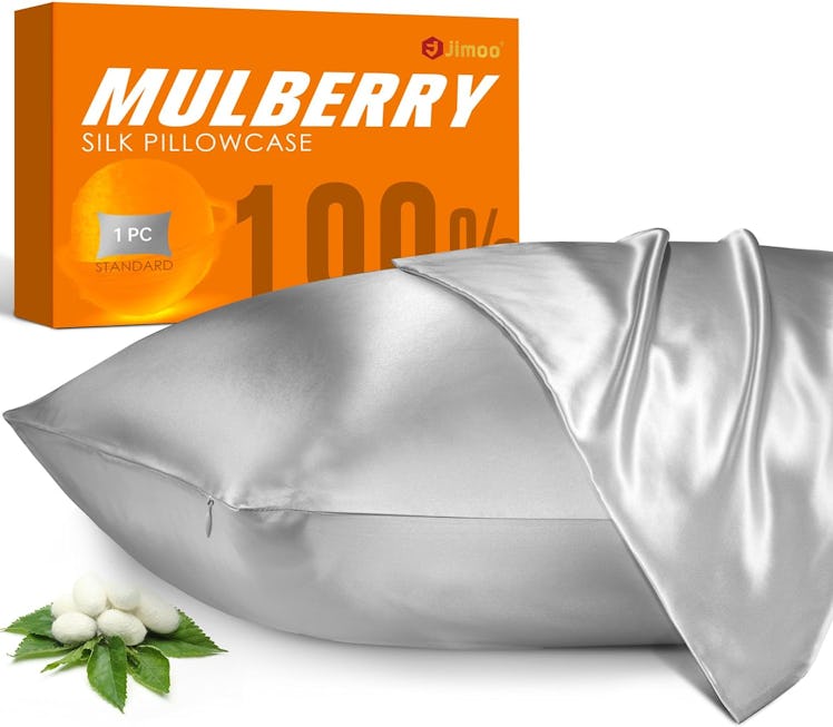 J JIMOO Mulberry Silk Pillowcase