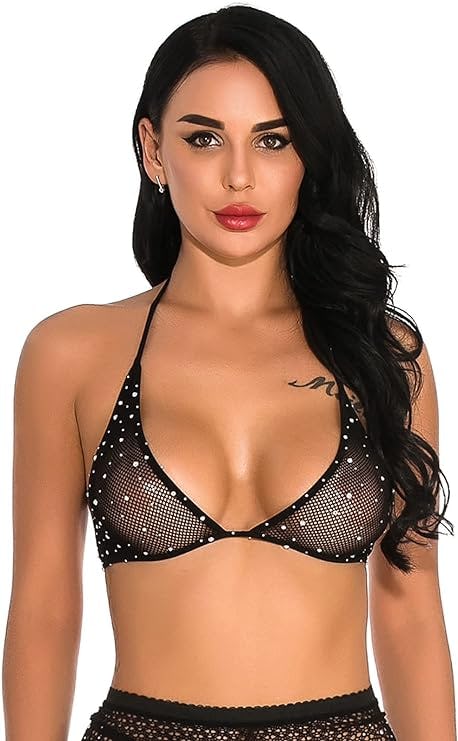 Kikoroco Bikini Bra with Diamond