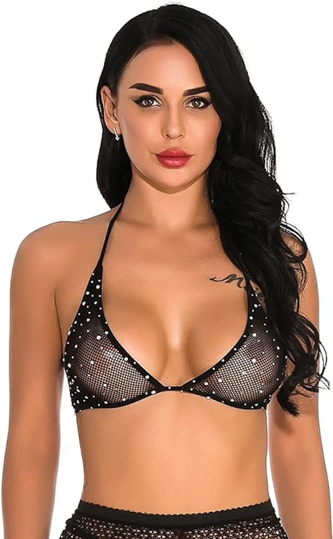 Kikoroco Bikini Bra with Diamond