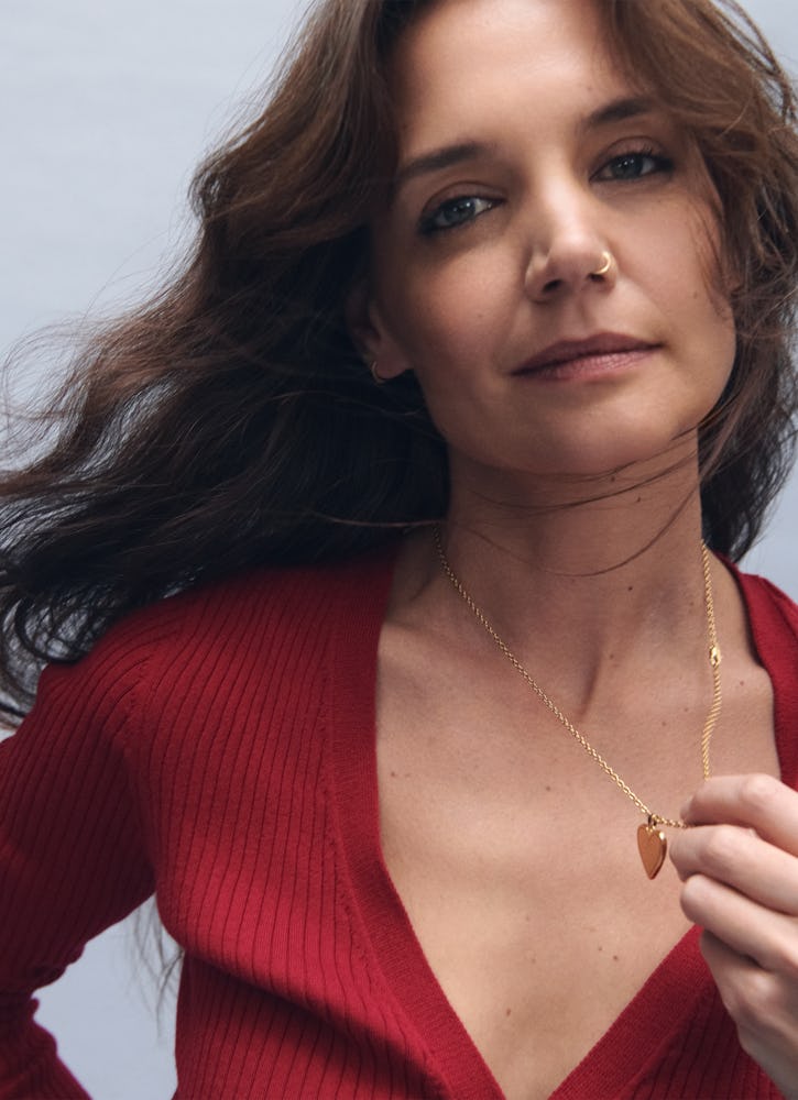 Katie Holmes collaboration with A.P.C.
