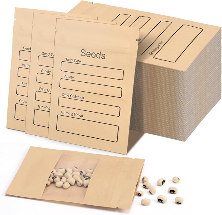 Yelofesh Resealable Seed Envelopes (100-Pack)