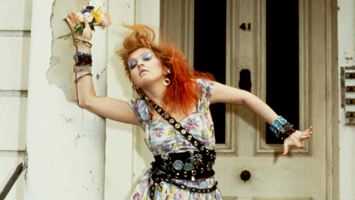 cyndi lauper red dress Outtakes from Cyndi Lauper's She's So Unusual cover photo shoot in Coney Island, 1983. Photos by Annie Leibovitz. . . . . . . . . . #walkonthewildsidenyc #cyndilauper #cynthiaannstephanielauper #shessounusual #girlsjustwanttohavefun #coneyisland