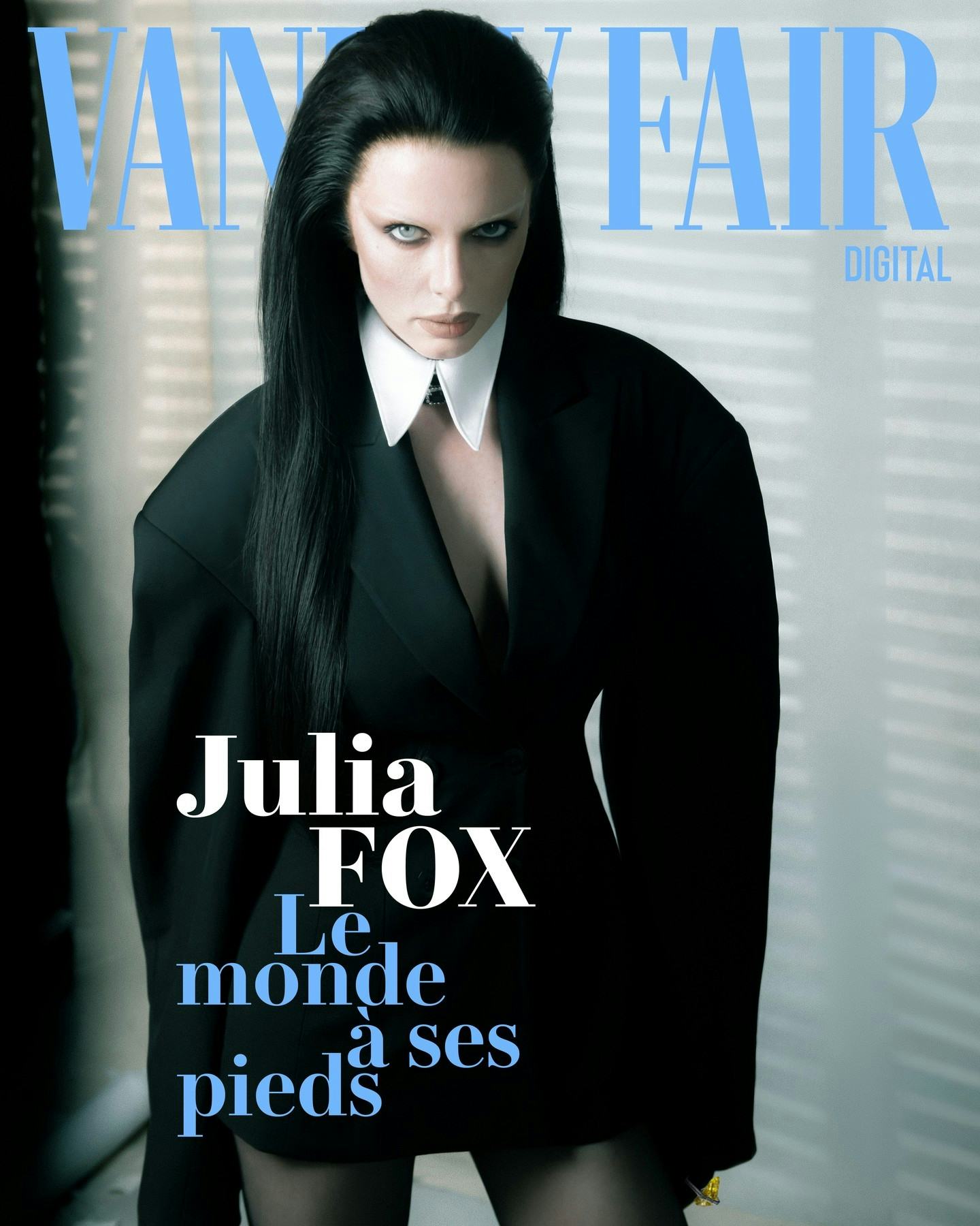 Author and actor Julia Fox is Vanity Fair France&rsquo;s digital cover star in an gothic blazer dress look&hellip;