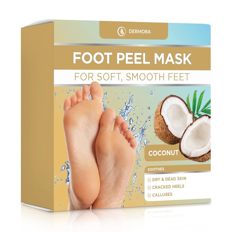 DERMORA Foot Peel Masks (2 Pairs)