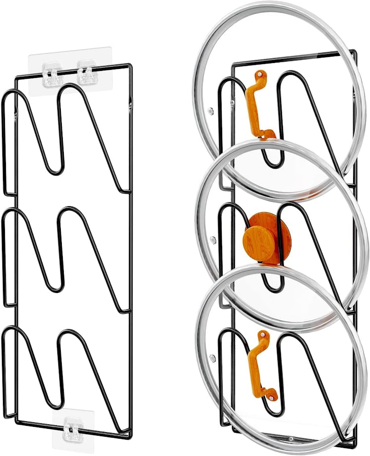  Durmmur Pot Lid Organizer Rack (2-Pack)