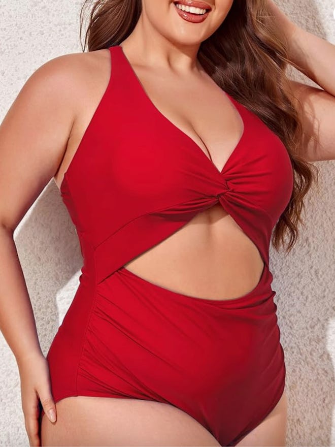 Summer Mae Ruched Cutout One-Piece Swimsuit