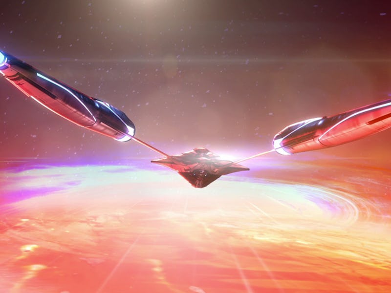 The USS Protostar in the second episode of 'Star Trek: Prodigy.'
