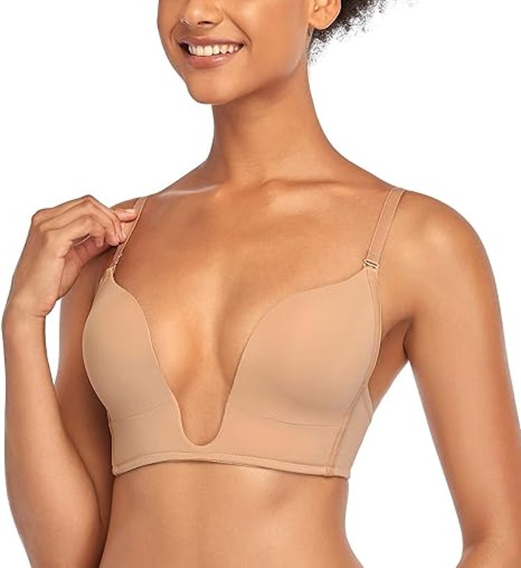 DotVol Deep-Plunge Convertible Bra