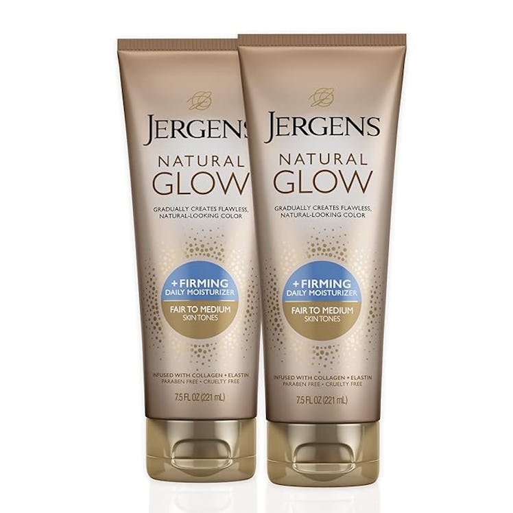 Jergens Natural Glow + Firming Self Tanner Body Lotion (2-Pack)