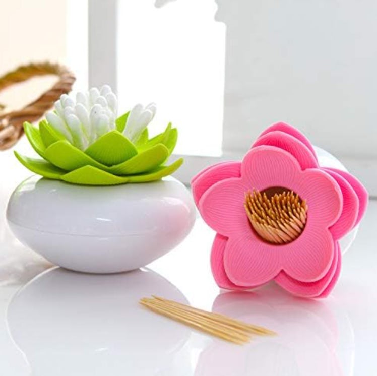 Bloss Lotus Shape Q-Tips Holder