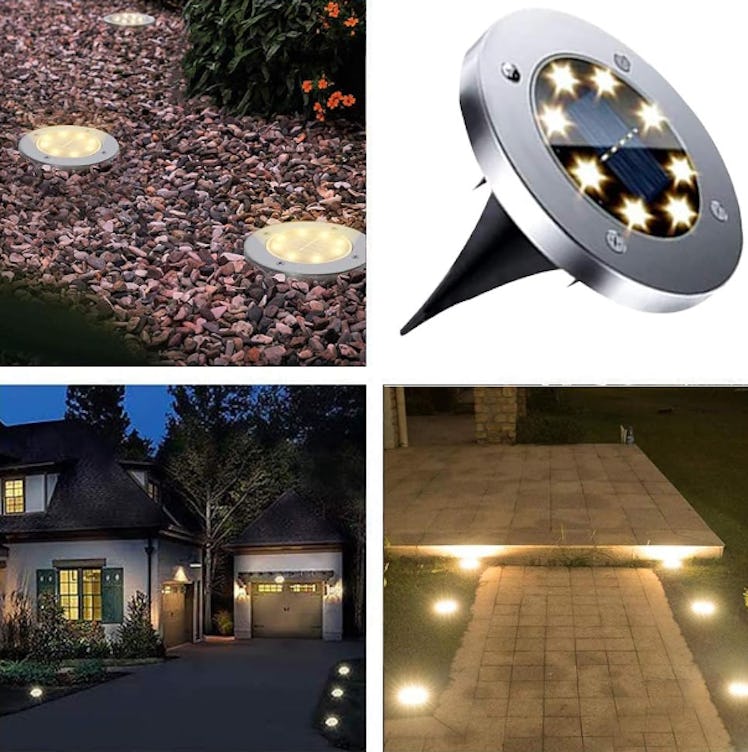 Rayolon Solar Ground Lights (12-Pack)