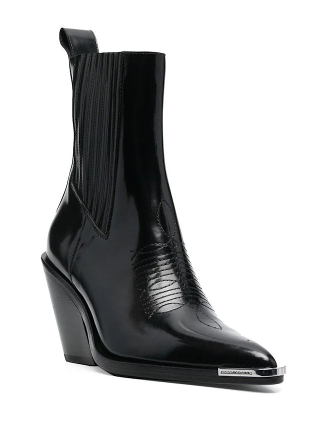 Rabanne Pointed-Toe Boots