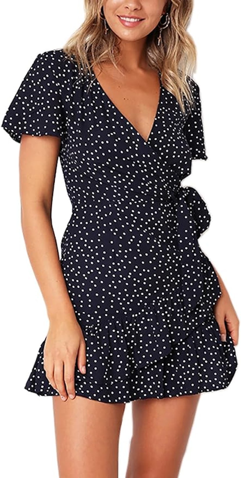 Relipop Short Sleeve Print Dress