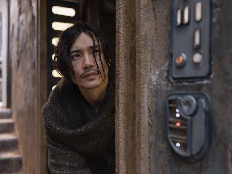 Manny Jacinto as Qimir in 'The Acolyte' Episode 2