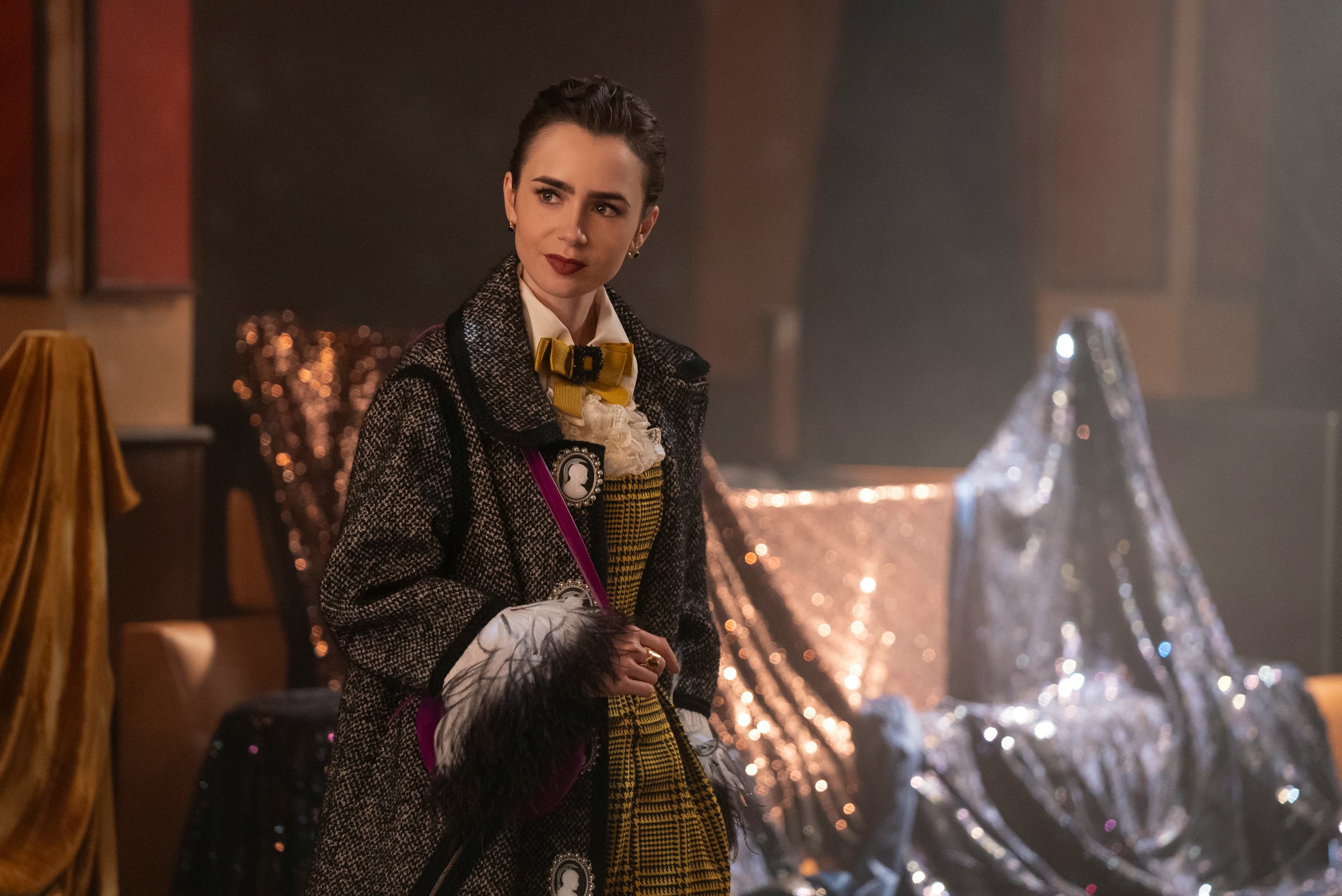 Lily Collins stars as Emily Cooper on Netflix's Emily In Paris.  