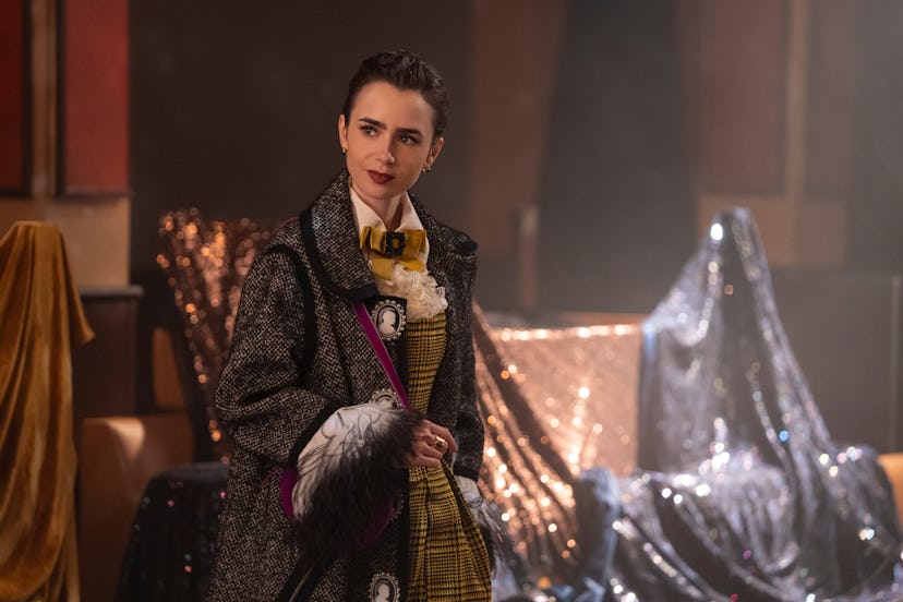 Lily Collins stars as Emily Cooper on Netflix's Emily In Paris.