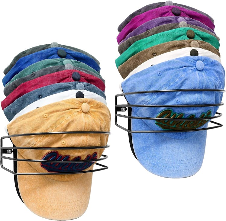 Fikoksol Hat Rack for Wall and Door (2-Pack)