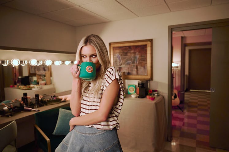 Kelsea Ballerini created her own coffee blend with The Original Donut Shop Coffee, which she'll prem...