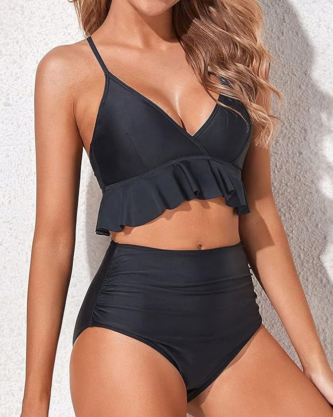 Tempt Me Ruffle High-Waisted Bikini