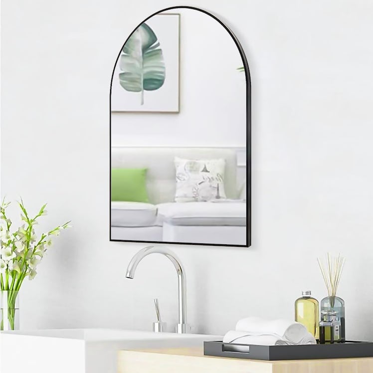 FINEWF Arched Wall Mirror