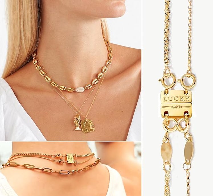 Dailyacc Lucky Necklace Layering Clasp