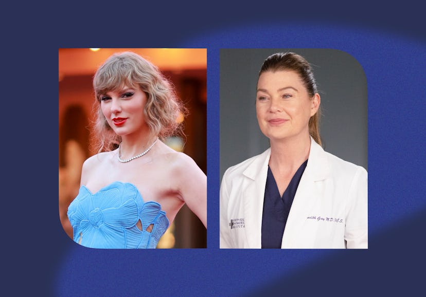 Taylor Swift and Ellen Pompeo in 'Grey's Anatomy'