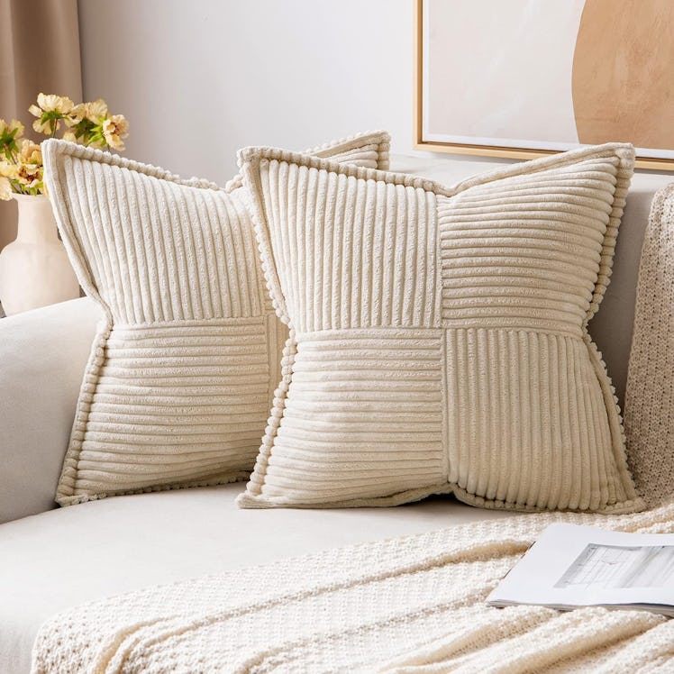 MIULEE Throw Pillow Covers (2-Pack)
