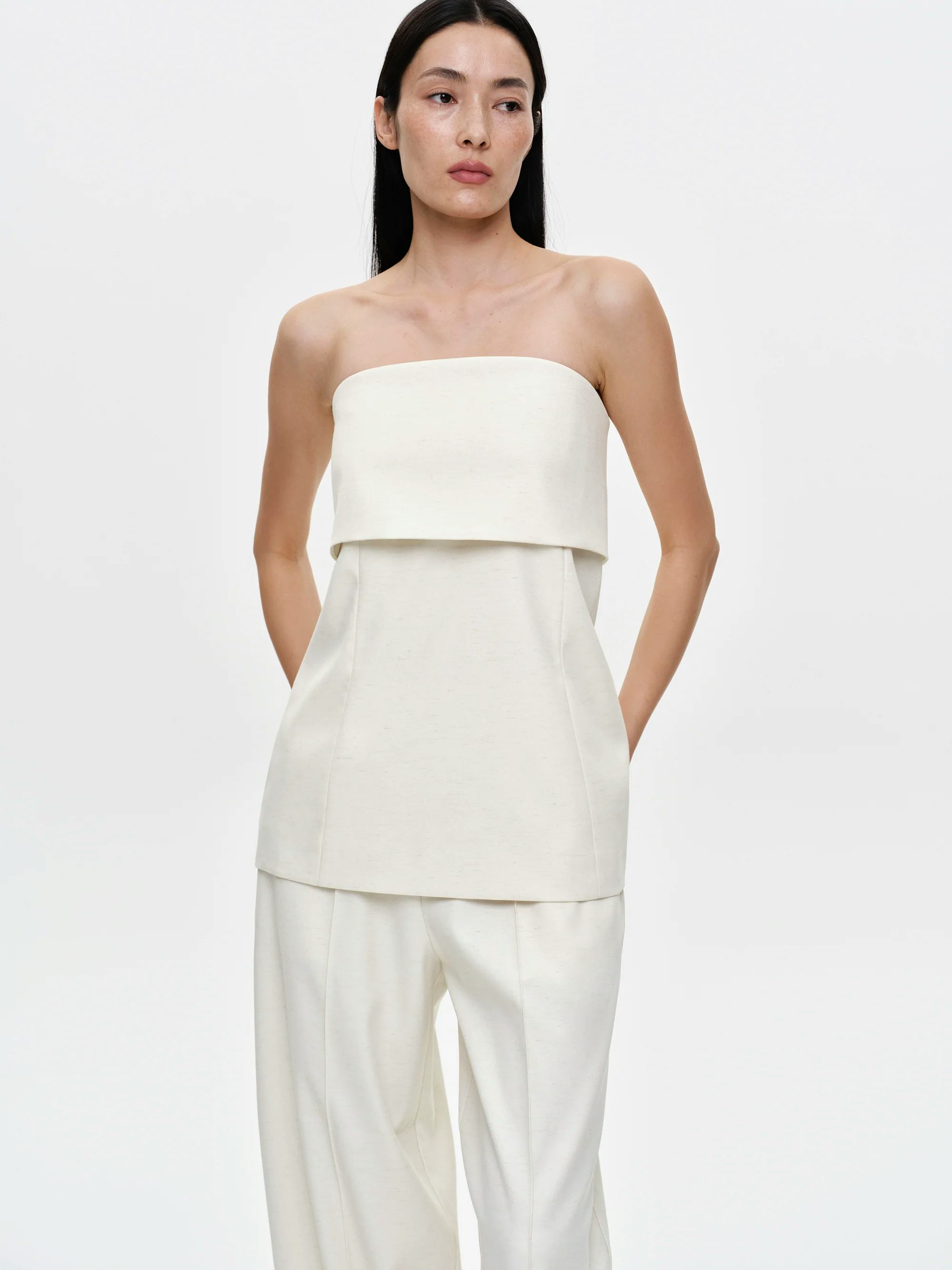 Strapless Bustier Top