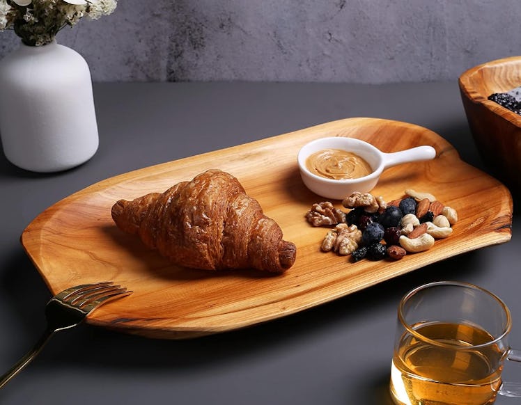 Jovivi Natural Fir Root Wood Bowl