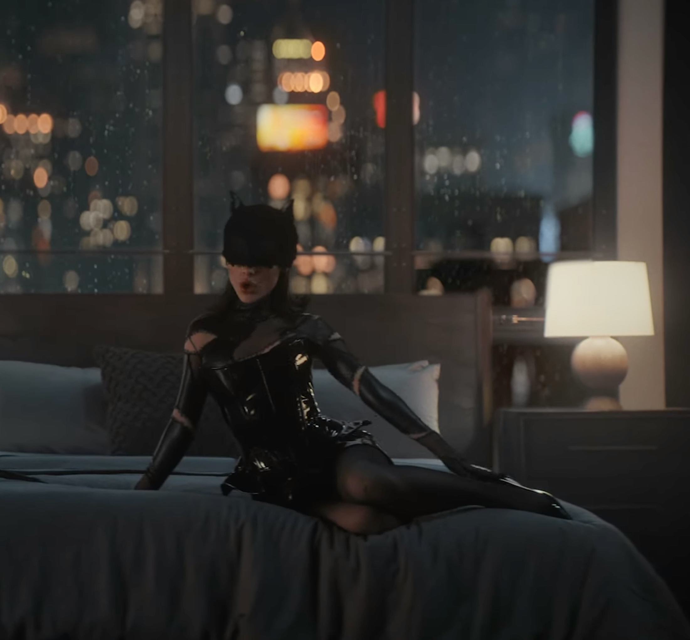 Ariana Grande's Catwoman Outfit In 