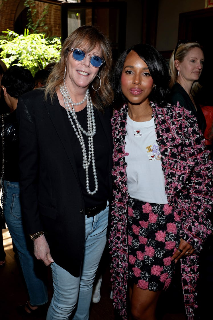 Jane Rosenthal and Kerry Washington, wearing CHANEL, attend the CHANEL Tribeca Festival Women's Lunc...