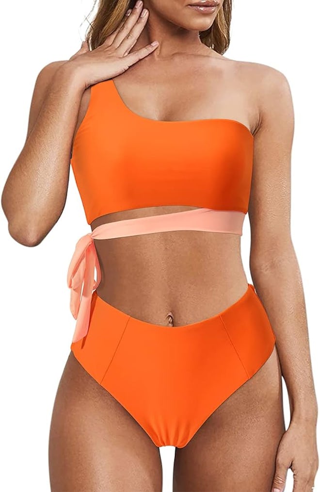 MOOSLOVER One Shoulder Bikini