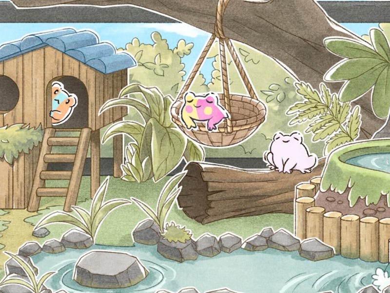 screenshot from Kamaeru A Frog Refuge