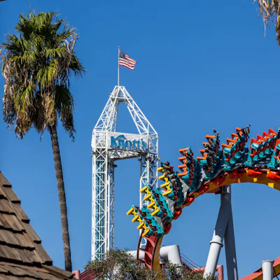 Knott's Berry Farm in California is the oldest and one of the largest theme parks in the United States.