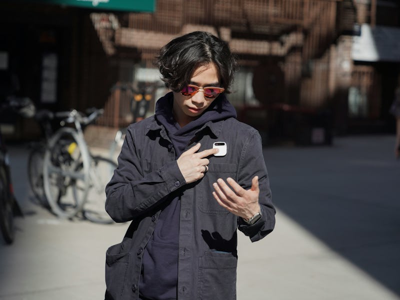 Using AI voice commands and a Laser Ink Display projector, the Ai Pin allows you to be more present.