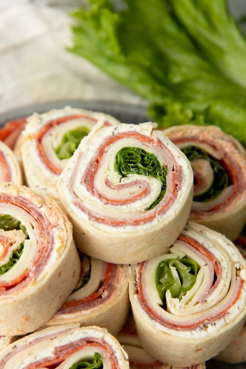 Italian pinwheels are one of the best make-ahead summer appetizers.
