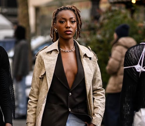 Short locs hairstyle fashion week