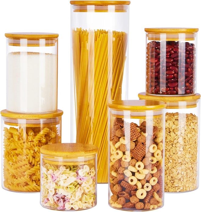 Vtopmart Glass Food Storage Jars (7-Pack)