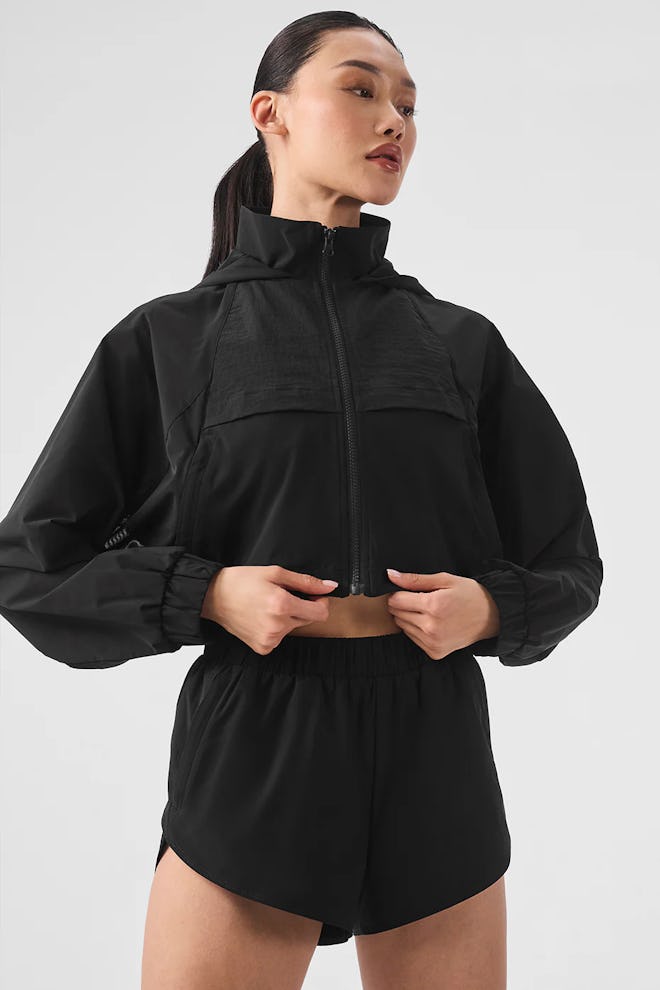 Alo Yoga Cropped Playmaker Jacket