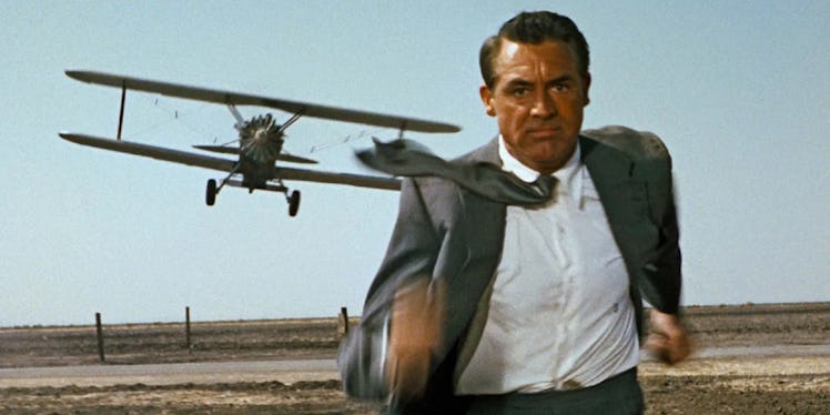 Cary Runs From Plane North by Northwest