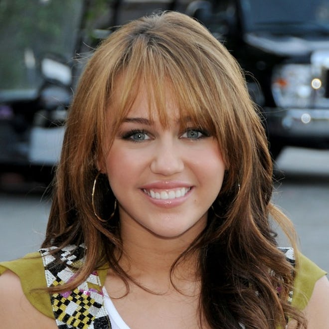 Miley Cyrus Hannah Montana bangs 2009