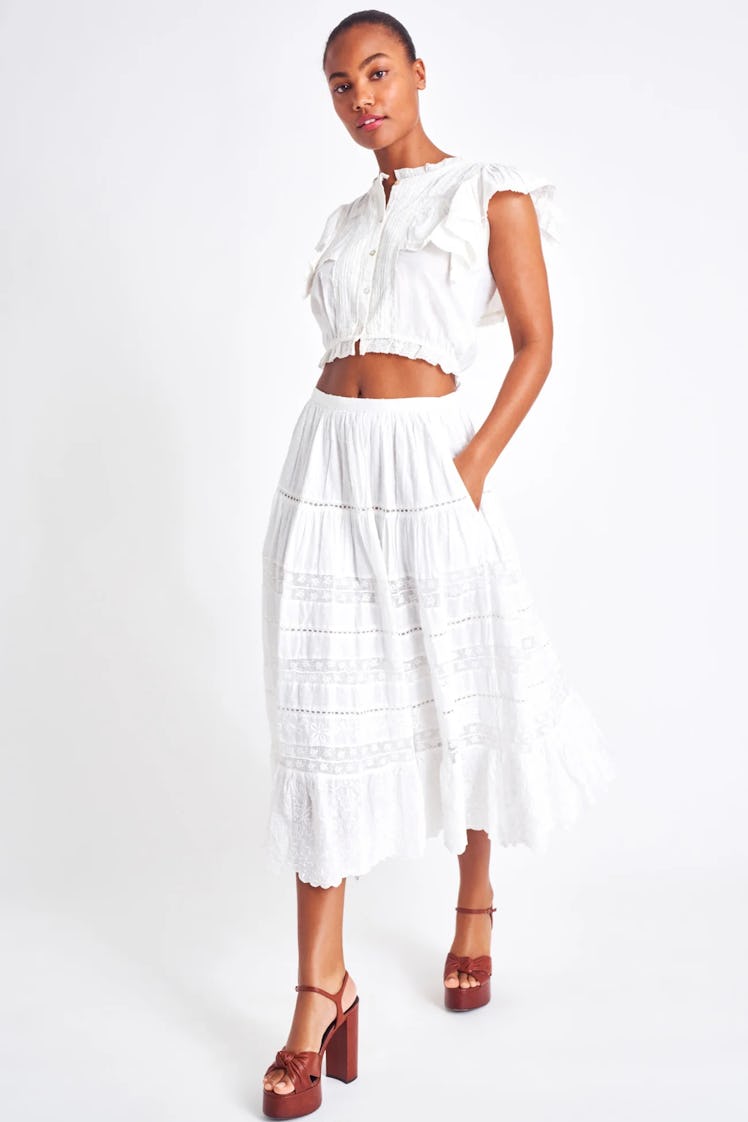 Donna Heritage Midi Skirt