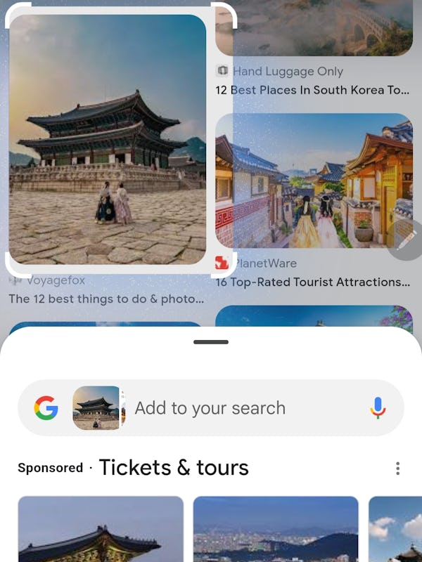 Samsung Galaxy AI’s Circle To Search function allows you to search what appears on your phone’s scre…