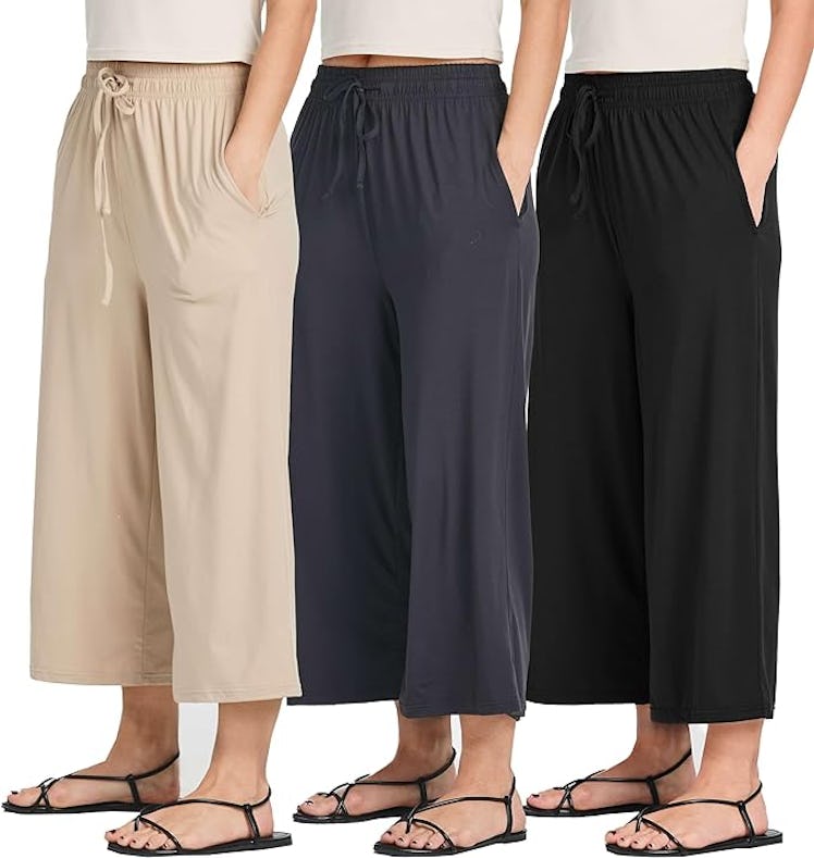 Real Essentials Ultra-Soft Crop Pants 