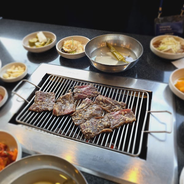 Enjoy Korean barbecue at many restaurants in Seoul, South Korea